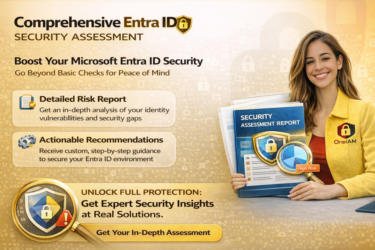 Comprehensive Entra ID security assessment visual